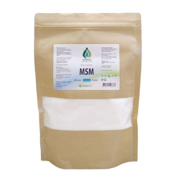 MSM poeder 500 gram SoLMAG