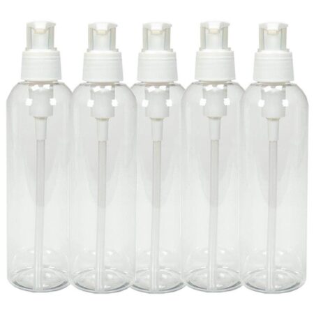5x Leeg pompflesje magnesium serum 200 ml
