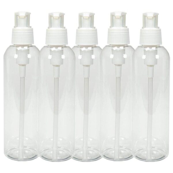 5x Leeg pompflesje magnesium serum 200 ml