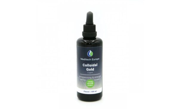 Colloïdaal Goud Essence 5ppm 100 ml pipet Colloïdaal Goud Essence 5ppm 100 ml pipet