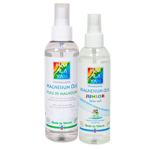 Himalaya magnesium 200 ml olie en 200 ml JUNIOR