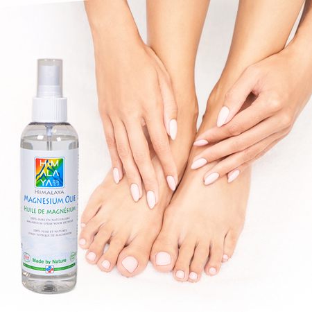 Magnesium spray voeten van Himalaya magnesium Lelystad
