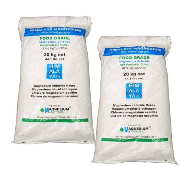 Voordeelset 2x Himalaya magnesium vlokken 20 kg - Badkristallen - Badzout
